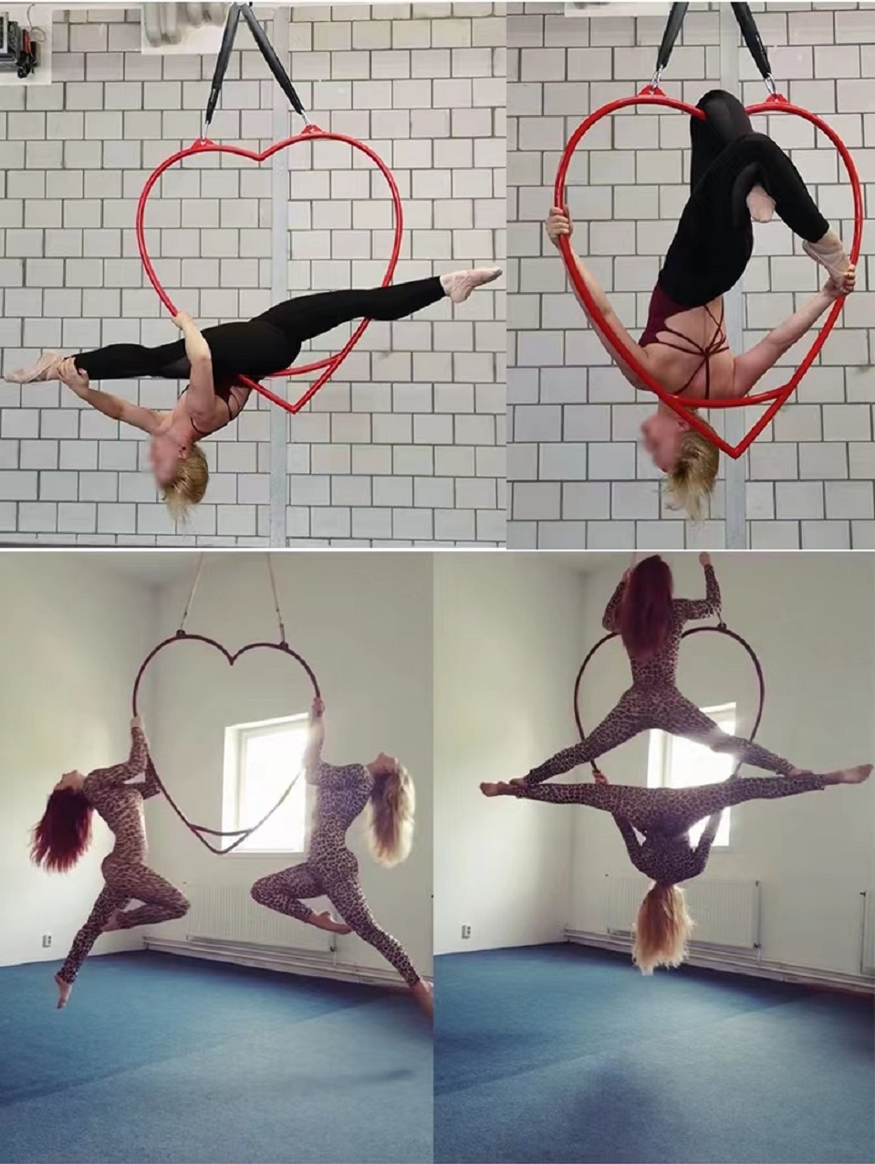 Aerial yogaställningar