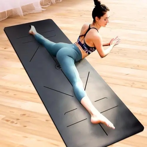 Yogamattan användning scen
